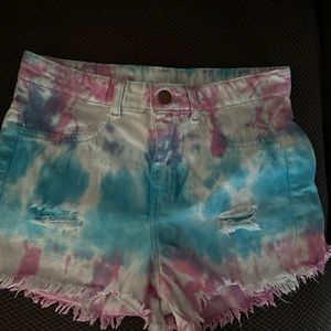 Cute TIE DYE shorts